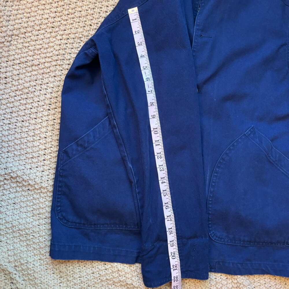 Vintage Lands End Barn Chore Coat 💙 Size M, Dark Blue - Picture 9 of 9